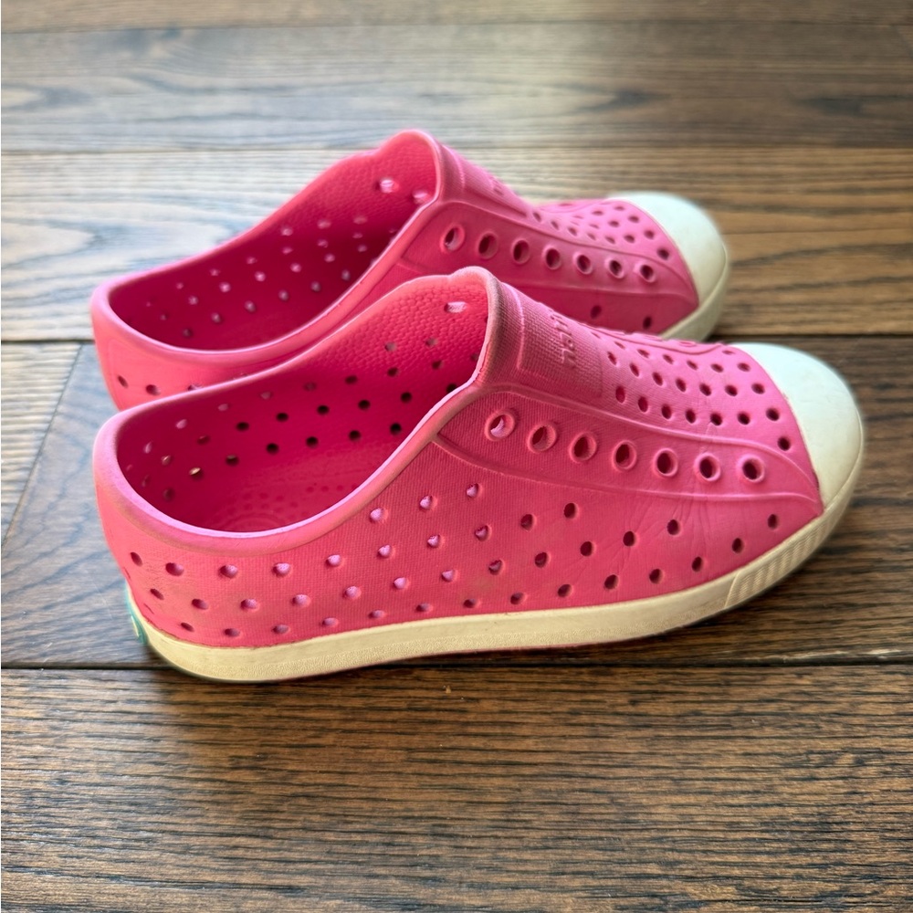 Native Kids Jefferson Shoes C12- Pink and White